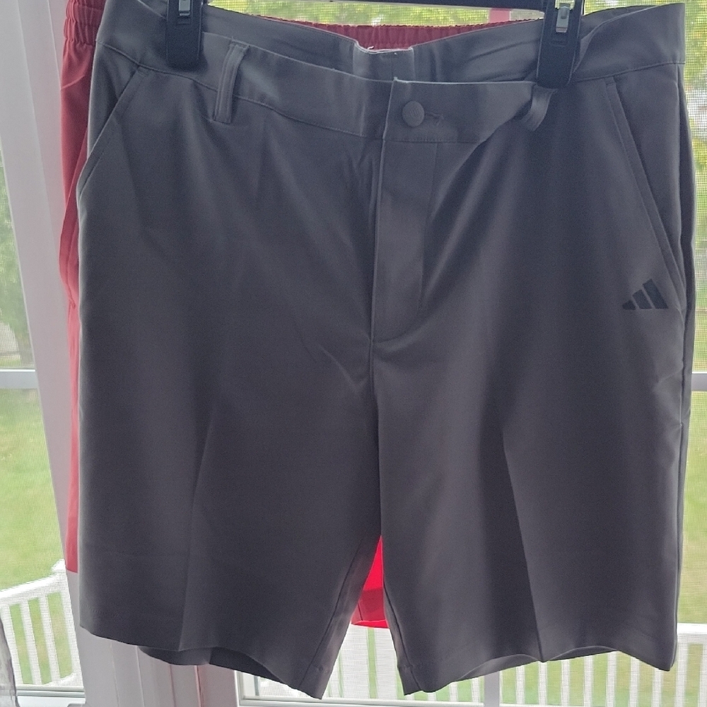 Adidas Men's Charcoal Athletic Shorts